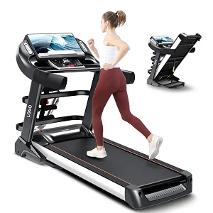 Foldable Treadmill 588 semi-commercial Machine- Black/ Silver
