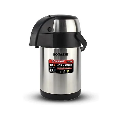 Sonashi 3.5L Hot &amp; Cold Airpot Flasks with Stainless Steel Insulation