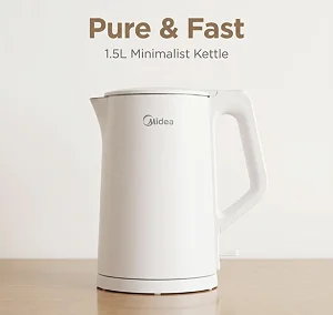 Midea 1.5L Electric Kettle MK-SH15COLOUR102A2 - White