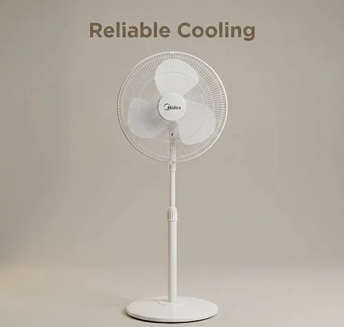Midea 16 Inch Floor Stand Fan FS40-19M-White