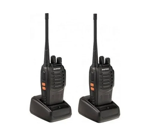 Baofeng Walkie Talkie Radio Call BF-888S Two-Way Pair Of Two - Black