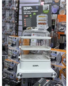18L Layers 1500W Vegetable Cooker Electric Food Steamer - Multicolor