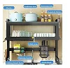 75cm - Over The Sink Dish Drying Rack Dish Drainer For Storage Kitchen Counter