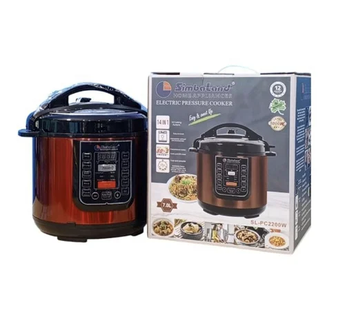 Simbaland 7.0L 14 In 1 SL - PC 2200W Digital Electric Pressure Cooker - Silver
