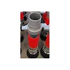 Adjustable Water Hand Sprinkler With Connector - Silver