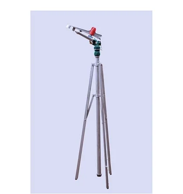 Irrigation Rain Gun Sprinkler 50M Diameter 2inch with Black Stand - Silver