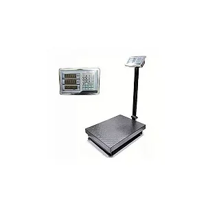Platform Digital Weighing Scale – Heavy-Duty Electronic Scale with LCD Display | Black