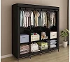 4 Column Portable Fabric Wardrobe Closet Organizer – Multicolor