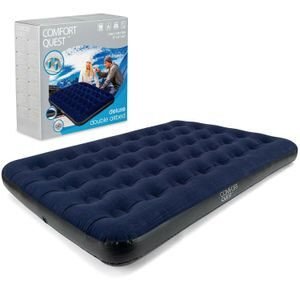 6x6 Inflatable Air Mattress With Pump – Navy Blue