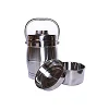 Aulun 2.5 Litres Insulated Food Flask – Silver