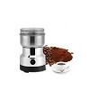 Electric Coffee Grinder & Spice Mill with Sharp Blades – Silver