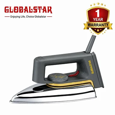 Globalstar GS-1172 Dry Iron Box - Electric Iron with Temperature Control