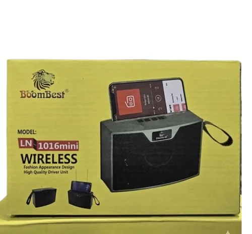 BoomBest LN-1016mini Portable Bluetooth Speaker with Deep Bass, FM, USB &amp; AUX