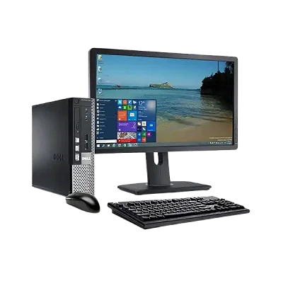 Dell Optiplex 7010 Desktop - Intel i5, 8GB RAM, 500GB HDD, Windows 10 + 19 inch LED Monitor