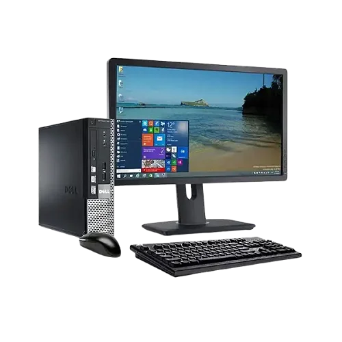 Dell Optiplex 7010 Desktop - Intel i5, 8GB RAM, 500GB HDD, Windows 10 + 19 inch LED Monitor
