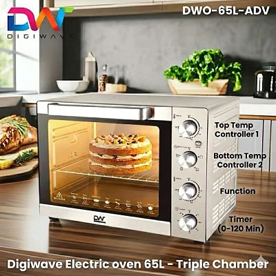 Digiwave DWO1518 65L Electric Oven with Rotisserie