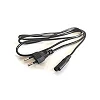Multifunction 2-Pin EU Power Cable for Home and Office Electronics