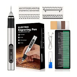 USB Rechargeable Engraving Pen 30-in-1 Cordless Rotary Tool Kit with LCD Display