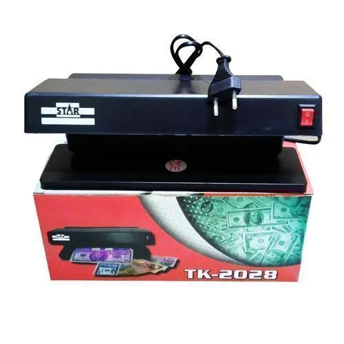Electronic Fake Currency Detector - Black