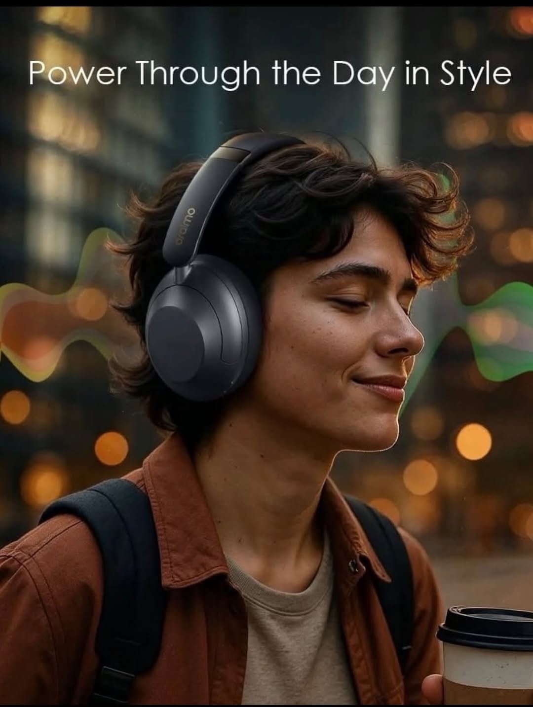 Oraimo BoomPop N Wireless Headphones Hybrid Noise Cancellation