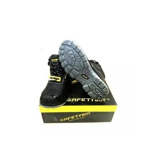 Safety Boy Heavy Duty Men's Boots Shoes - Black
