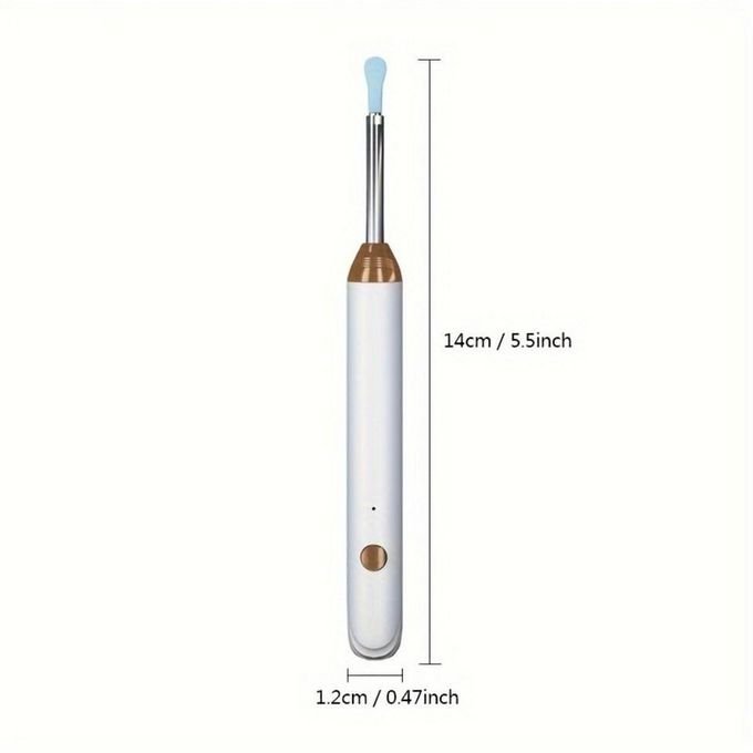 Wireless Visual Ear Wax Removal Tool with HD Otoscope Camera – USB Type-C Rechargeable