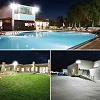 300W Solar Flood Light with Automatic Outdoor Security Light