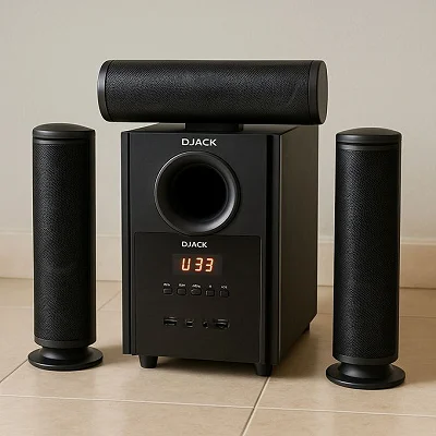 Djack AK-903L Home Theater Speaker System – Black
