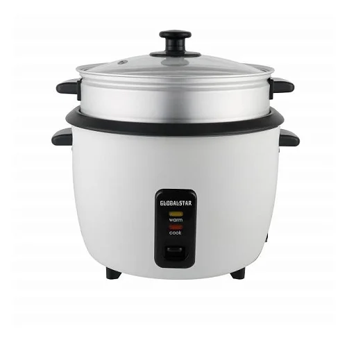 Globalstar 2.8L Automatic Electric Rice Cooker GS-1928 - 1000W Kitchen Cooker - White