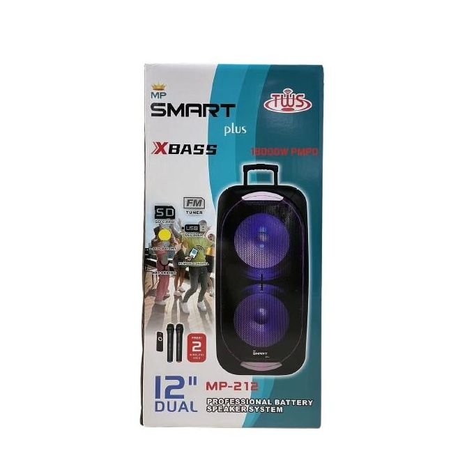 Smartplus 12 Inch Rechargeable Multimedia speaker 18000 Watts - (1YRS WRNTY)