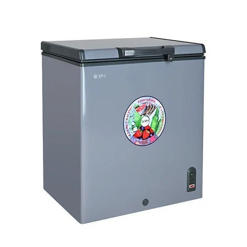 SPJ 210 Litres Chest Freezer – Low Noise, Energy Efficient Deep Freezer - Grey