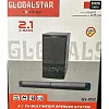 Global Star GS-002 Multimedia Soundbar & Subwoofer – 2.1CH Bluetooth USB SD FM System