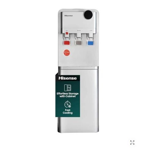Hisense 3 Taps Top Loading Water Dispenser Cold, Normal, Hot H96WDTS3S2  - Silver