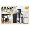 Sokany Commercial Slow Juicer and Blender Extractor with Crystal Display