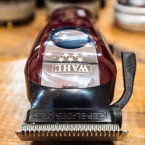 Wahl Cordless Professional 5 Star Cordless Magic Clip Hair Clipper-Red