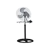 3 In 1 Table, Stand And Wall  Adjustable Oscillating Fan - Silver