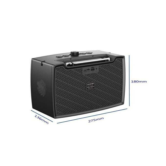 BoomBest LN-5016BT Real Sound Bluetooth Speaker with FM Radio, USB & TF – Multicolor