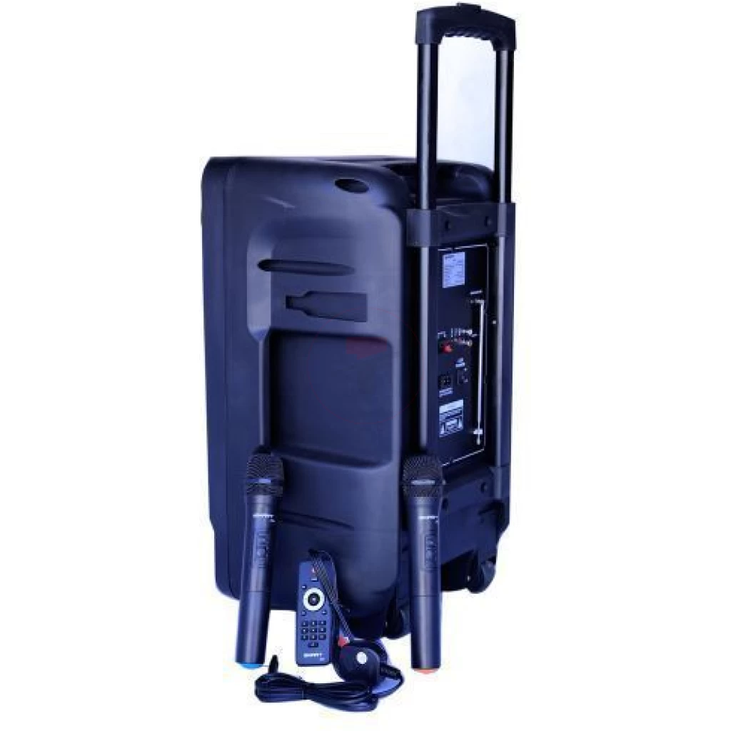 Smart Plus 12″ Amplified Public Address Speaker Rechargeable – Black
