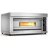 Stainless Steel Commercial Electric Deck Oven – 1 Deck 2 Trays Industrial Bakery Oven