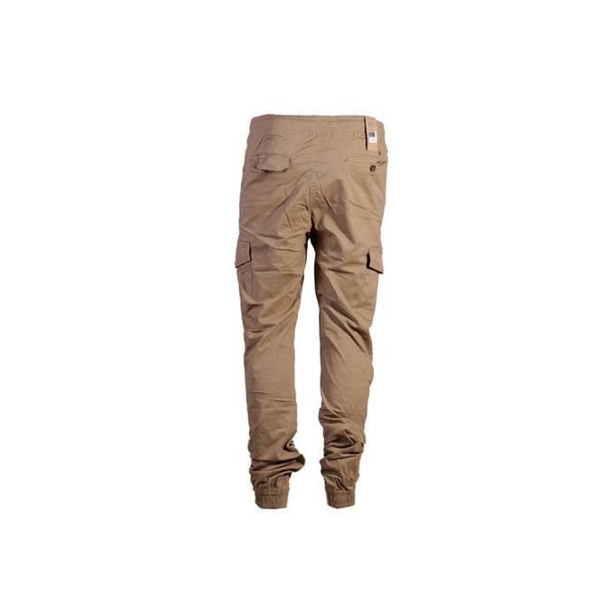 Men's Khaki Track Pants Cargo Trouser - Brown