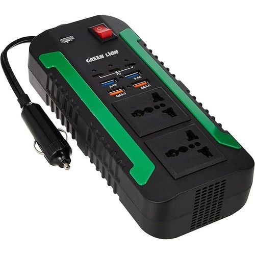 Green Lion Spark 300 Power Inverter - Black
