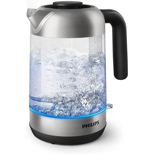 Philips HD9339/81 2200W Glass Kettle with Blue LED Light