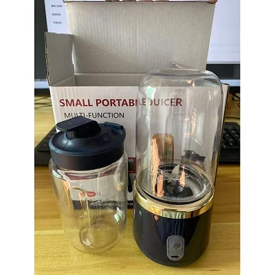2-in-1 Rechargeable Portable Blender – 6-Blade Mini Juicer with Juice Cup