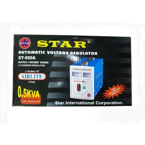 0.5KVA  Airstar Automatic Voltage Regulator - Blue /Red