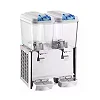 ADH 18L 2 Tap Cold Drink & Juice Dispenser - Commercial Beverage Machine - White