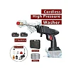 48V Cordless Pressure Washer Gun & Sprayer - 2 Batteries, Portable High-Pressure Cleaner