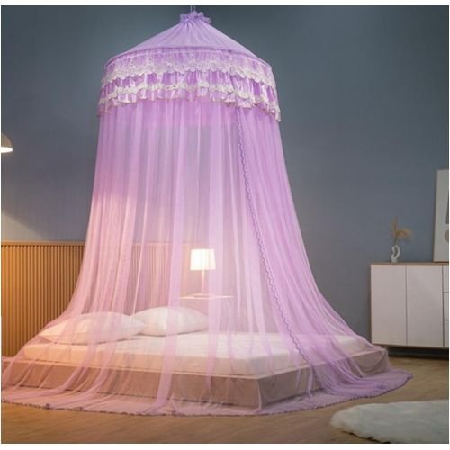 6*6 Super round luxurious mosquito net- pink