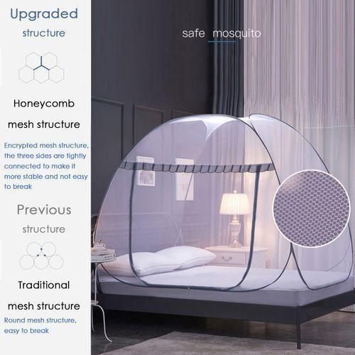 5x6 Folding Home Mosquito Net Tent Canopy White