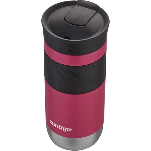 470ml Contigo Snapseal Insulated Stainless Steel Travel Mug With Grip, Dragon Fruit