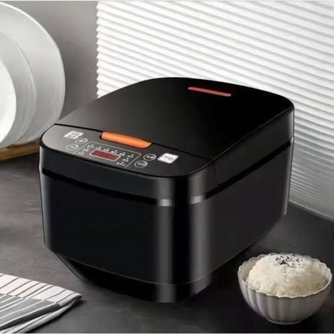 5L Multi functional Non stick Rice Cooker - Black